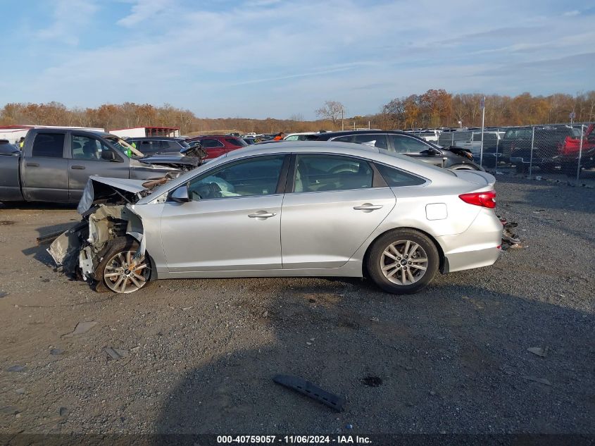 2015 Hyundai Sonata Se VIN: 5NPE24AF2FH145823 Lot: 40759057