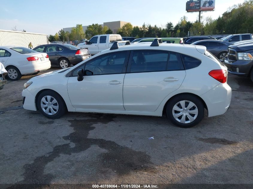 2016 SUBARU IMPREZA 2.0I - JF1GPAA64G9232826