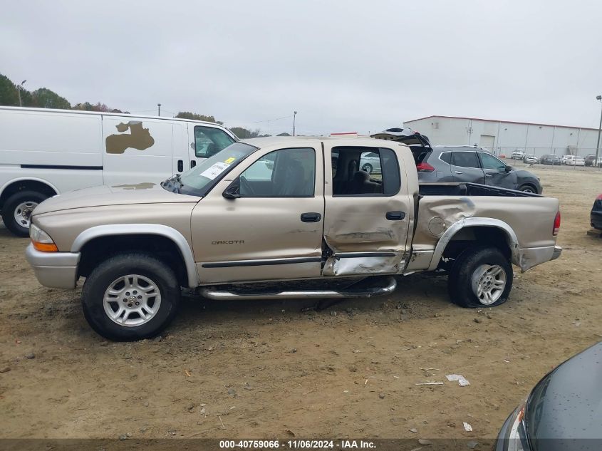 2002 Dodge Dakota Slt VIN: 1B7HG48N12S638223 Lot: 40759066