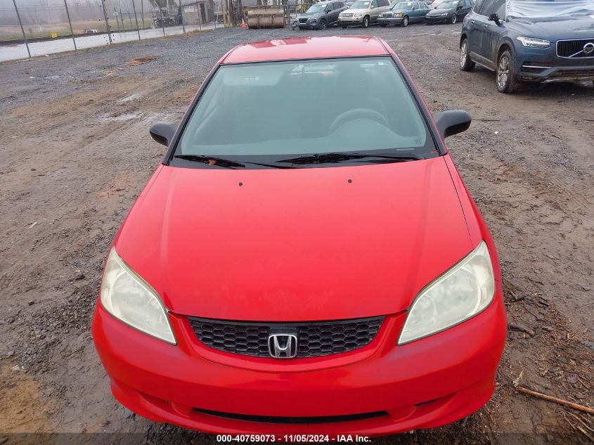 2004 Honda Civic Lx VIN: 1HGEM22504L076077 Lot: 40759073