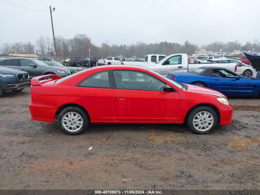 2004 Honda Civic Lx VIN: 1HGEM22504L076077 Lot: 40759073