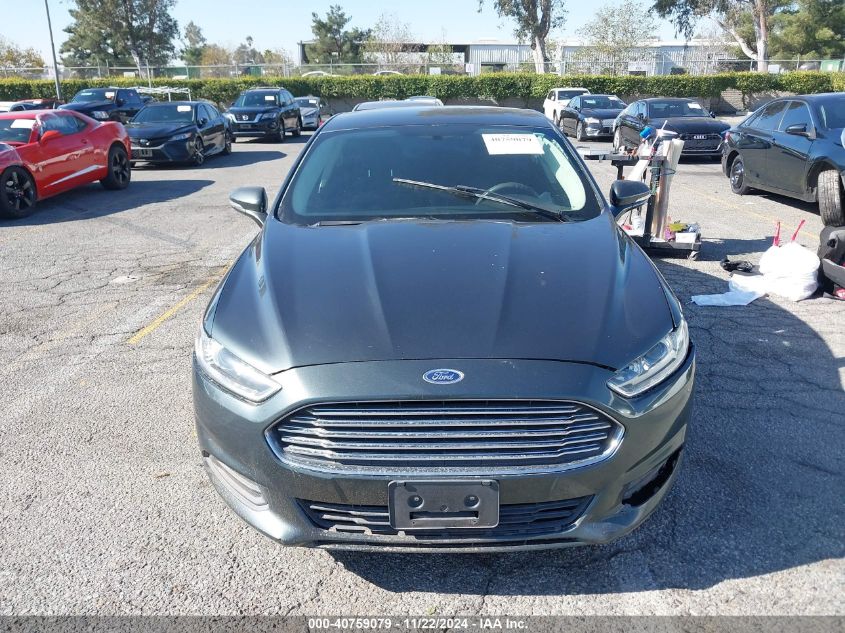 2016 Ford Fusion Se VIN: 3FA6P0H76GR198316 Lot: 40759079