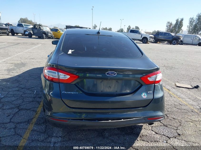 2016 FORD FUSION SE - 3FA6P0H76GR198316