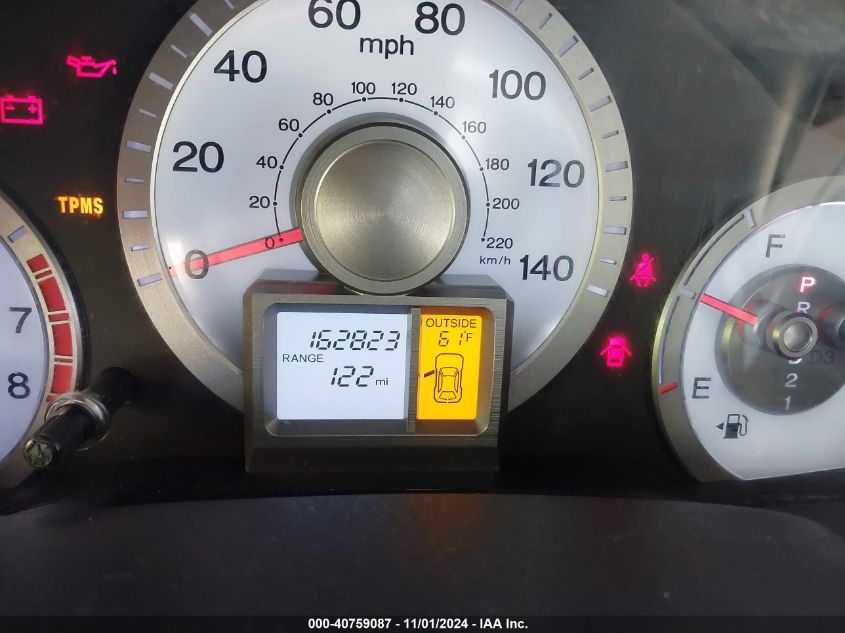 2009 Honda Pilot Ex VIN: 5FNYF48419B010079 Lot: 40759087