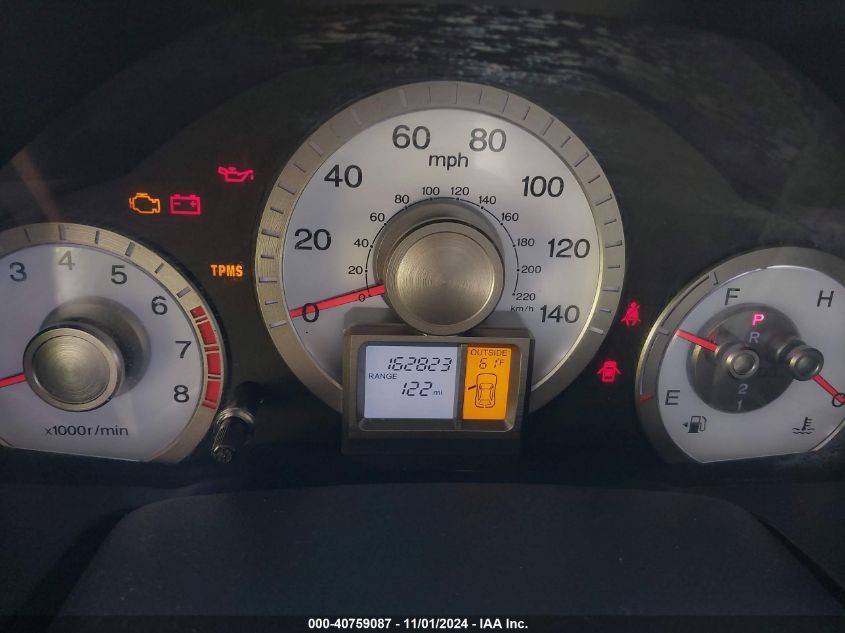 2009 Honda Pilot Ex VIN: 5FNYF48419B010079 Lot: 40759087