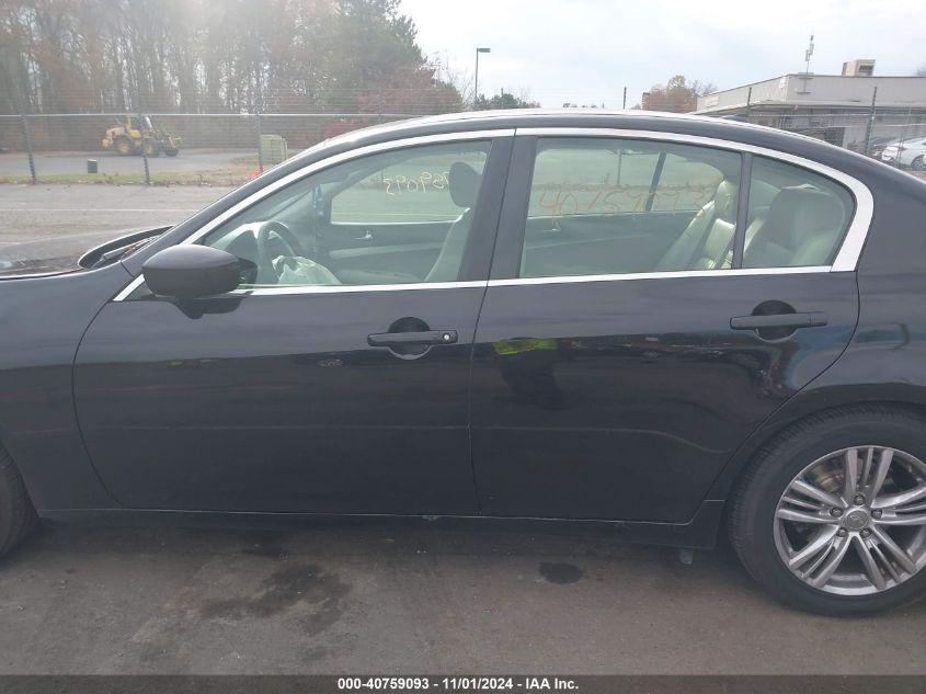 2013 Infiniti G37 Journey VIN: JN1CV6APXDM300918 Lot: 40759093