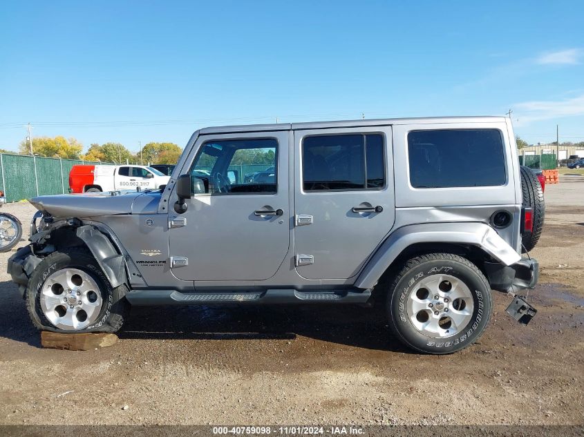 2014 Jeep Wrangler Unlimited Sahara VIN: 1C4BJWEG7EL204363 Lot: 40759098