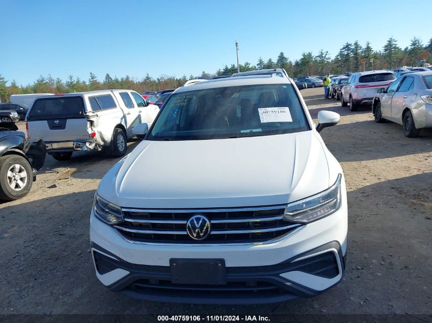 2022 Volkswagen Tiguan 2.0T Se VIN: 3VV2B7AX9NM082811 Lot: 40759106