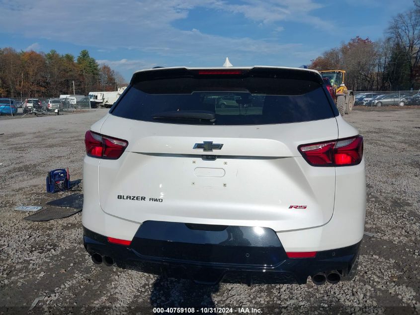 2020 Chevrolet Blazer Awd Rs VIN: 3GNKBKRS7LS608606 Lot: 40759108