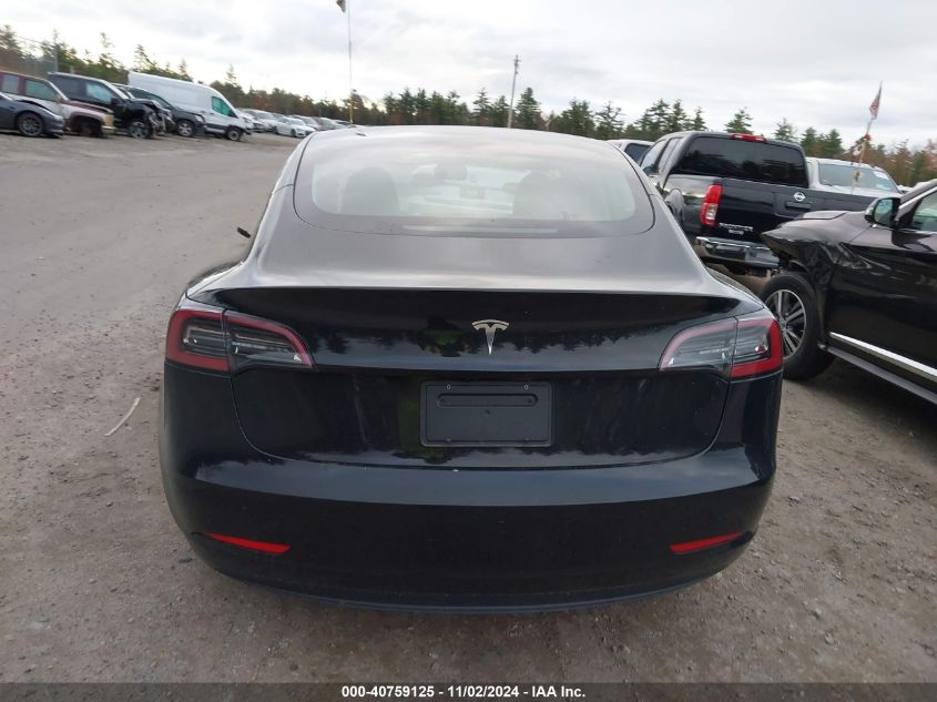 2023 Tesla Model 3 Rear-Wheel Drive VIN: 5YJ3E1EA2PF556604 Lot: 40759125