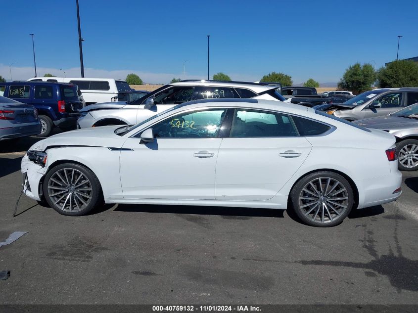 2018 Audi A5 2.0T Premium VIN: WAUBNCF58JA093745 Lot: 40759132