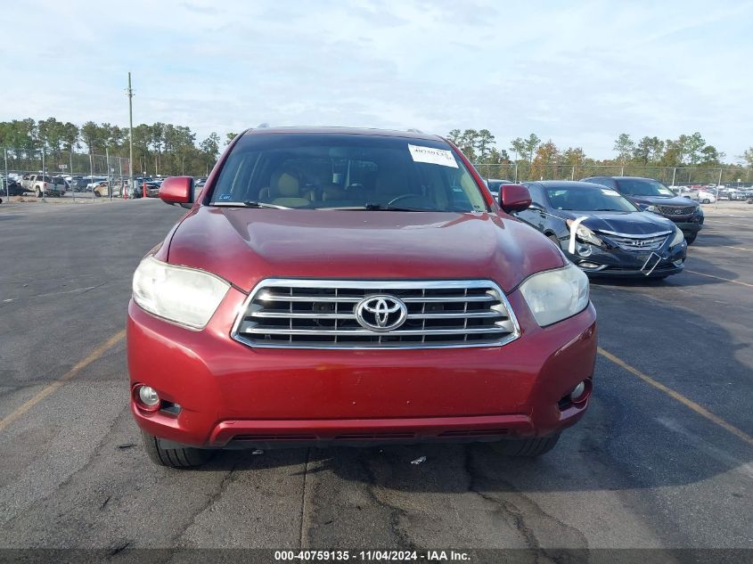 2010 Toyota Highlander Limited V6 VIN: 5TDYK3EHXAS020767 Lot: 40759135