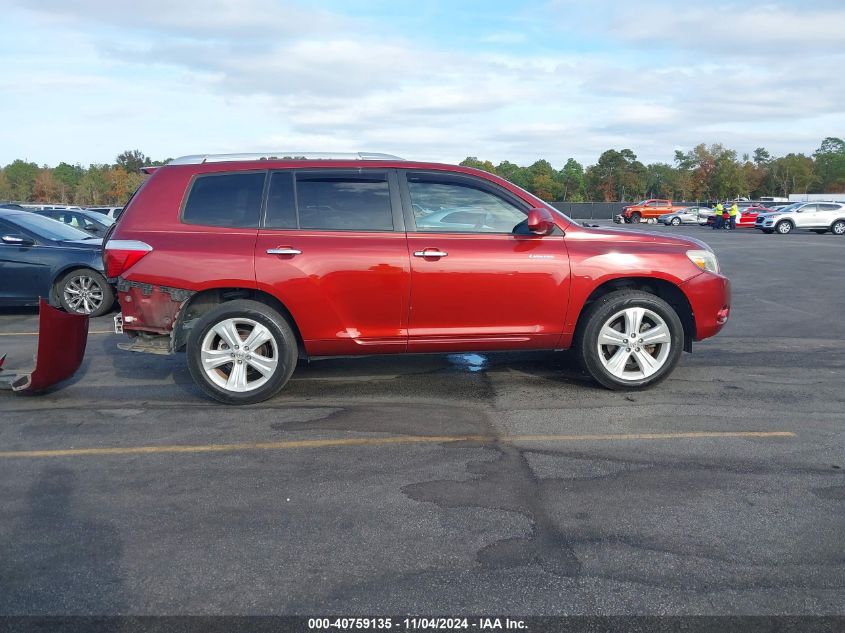 2010 Toyota Highlander Limited V6 VIN: 5TDYK3EHXAS020767 Lot: 40759135