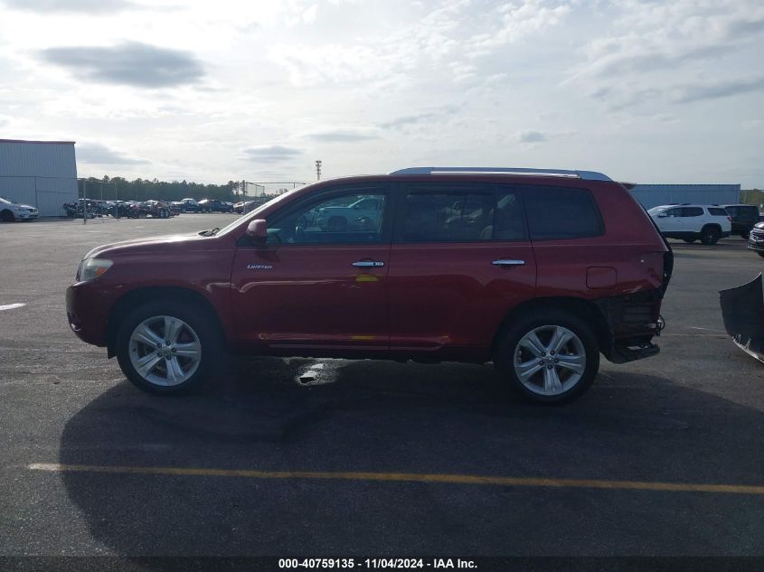 2010 Toyota Highlander Limited V6 VIN: 5TDYK3EHXAS020767 Lot: 40759135