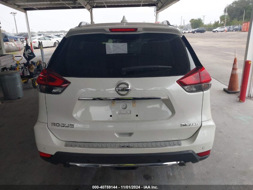 2020 Nissan Rogue Sl Intelligent Awd VIN: 5N1AT2MV4LC770682 Lot: 40759144