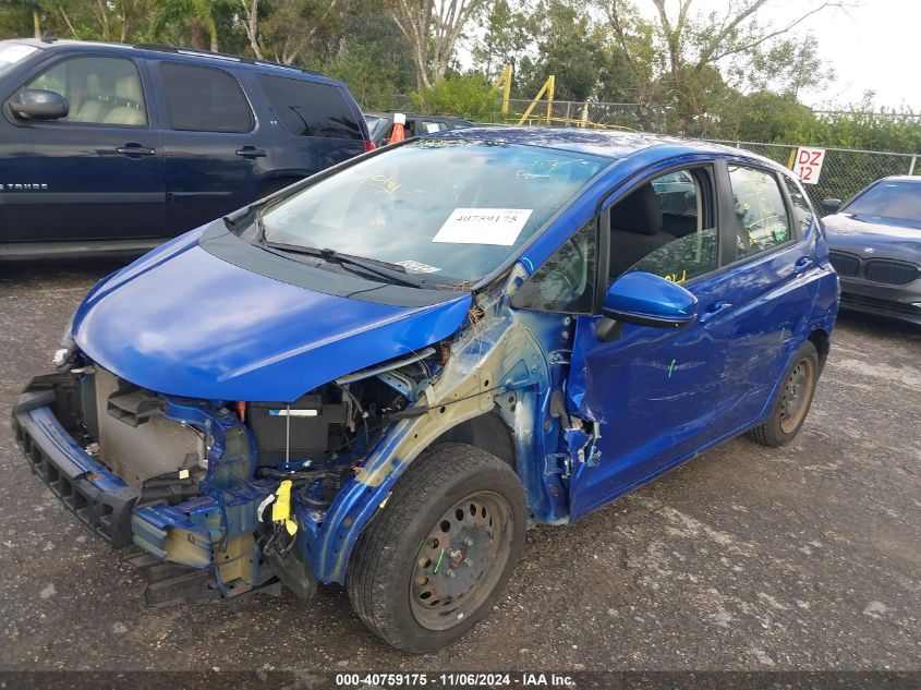 2019 Honda Fit Lx VIN: 3HGGK5H45KM718190 Lot: 40759175