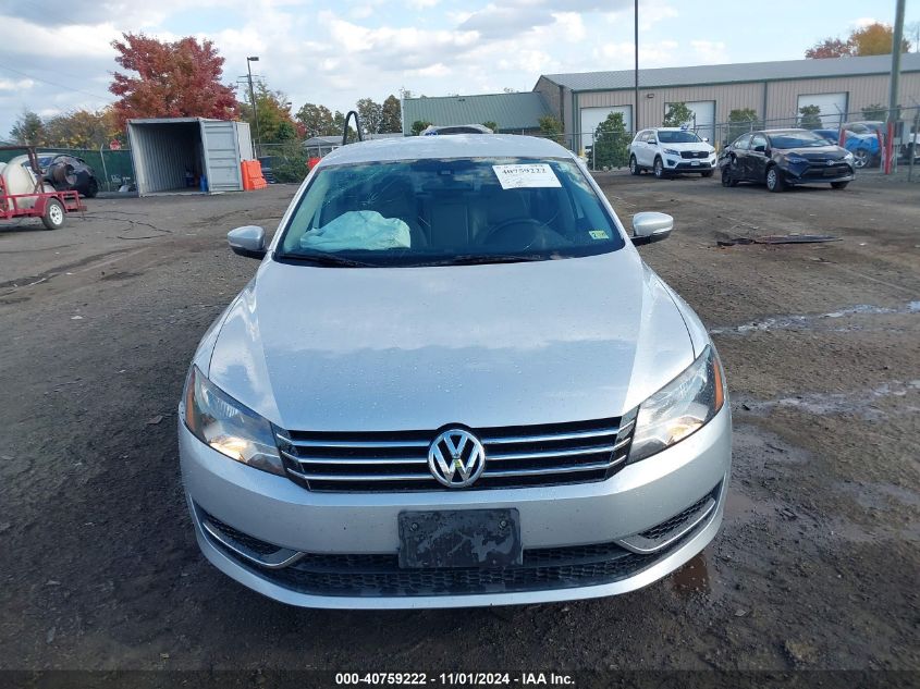 2013 Volkswagen Passat 2.5L Se VIN: 1VWBP7A33DC004390 Lot: 40759222