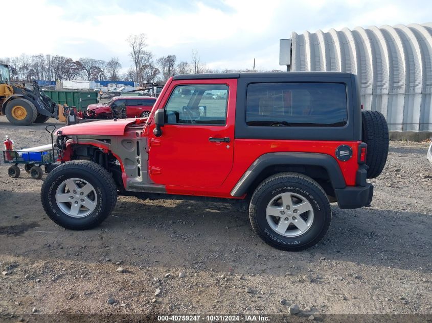 2017 Jeep Wrangler Sport 4X4 VIN: 1C4AJWAG0HL571725 Lot: 40759247