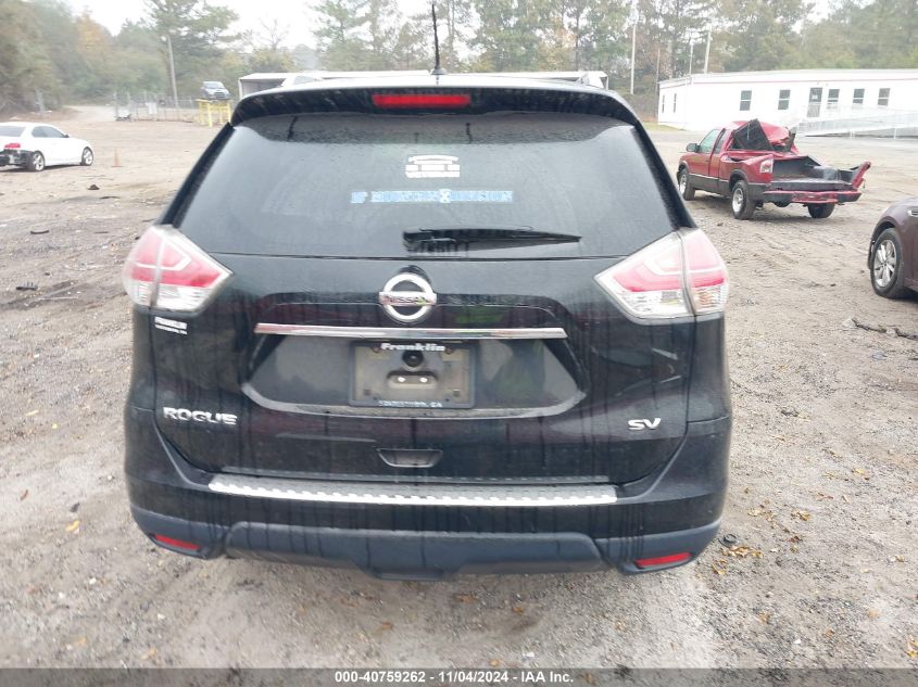 2015 Nissan Rogue Sv VIN: KNMAT2MT5FP511571 Lot: 40759262