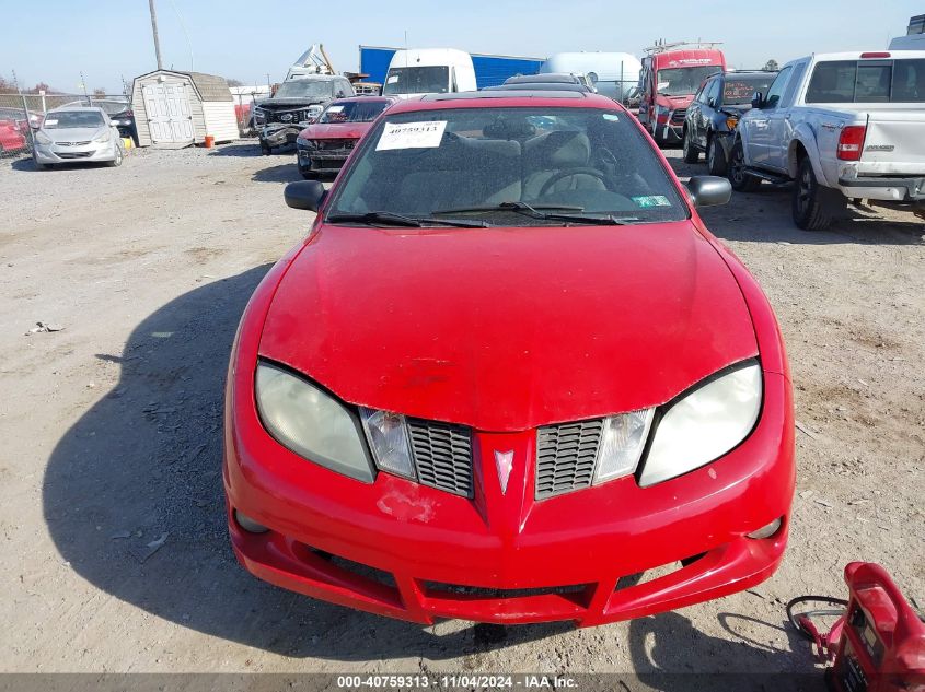 2005 Pontiac Sunfire VIN: 3G2JB12F05S173351 Lot: 40759313