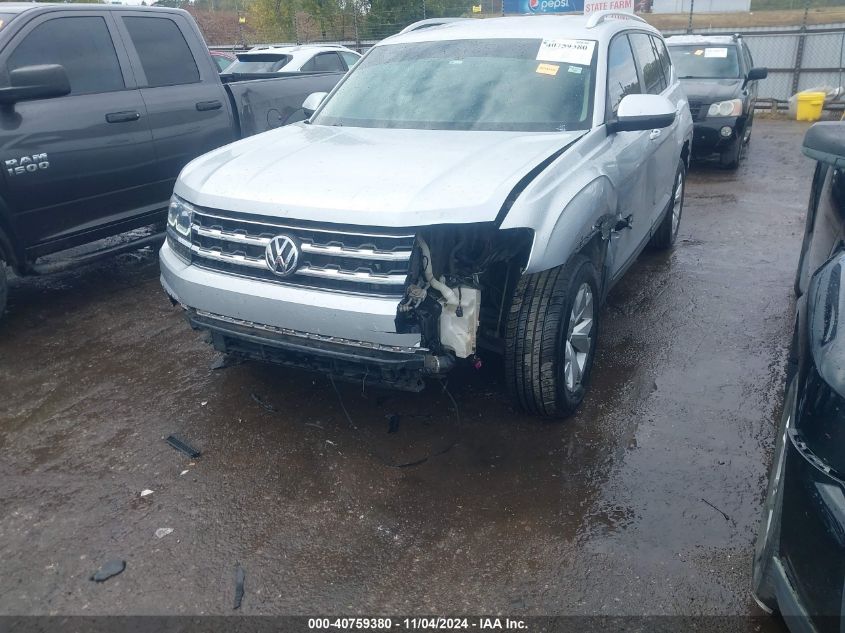 2018 Volkswagen Atlas 2.0T Se VIN: 1V2CP2CA1JC599630 Lot: 40759380