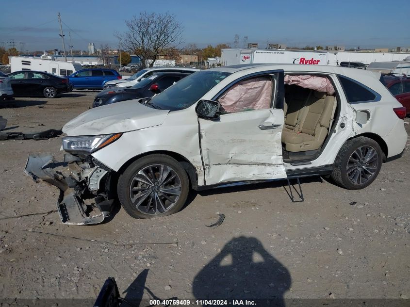 2019 Acura Mdx Tech Pkg VIN: 5J8YD4H53KL000446 Lot: 40759409