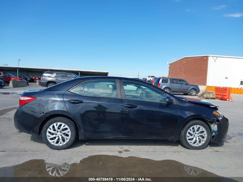 2018 Toyota Corolla Le VIN: 5YFBURHE9JP797695 Lot: 40759419