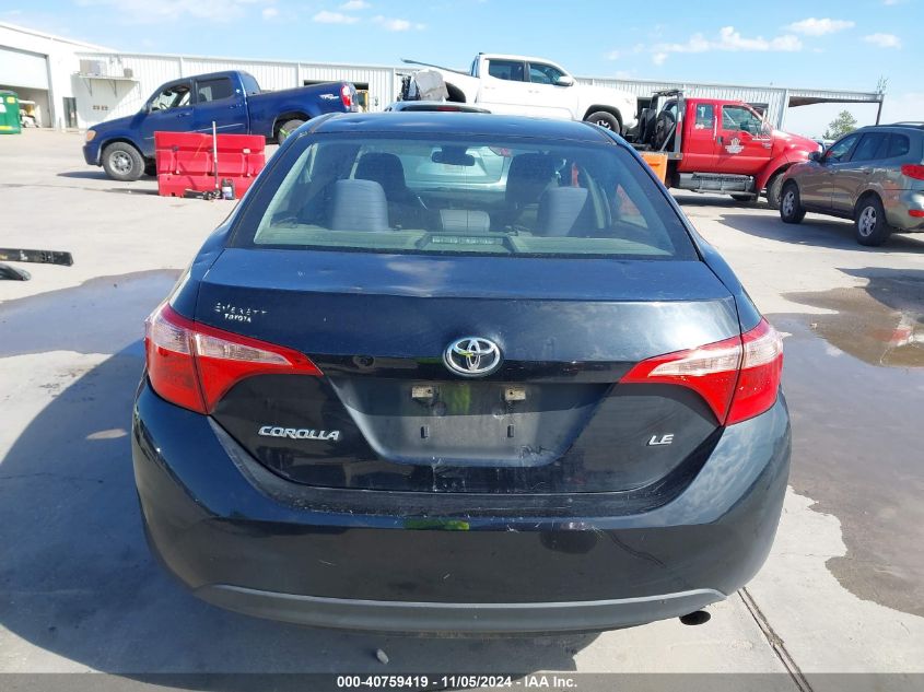 2018 Toyota Corolla Le VIN: 5YFBURHE9JP797695 Lot: 40759419