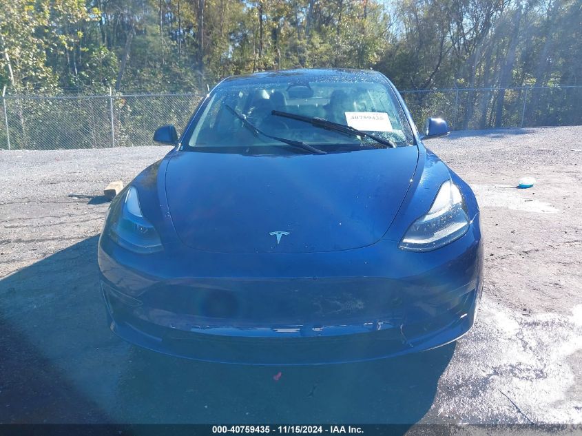 2023 Tesla Model 3 Rear-Wheel Drive VIN: 5YJ3E1EA3PF455099 Lot: 40759435