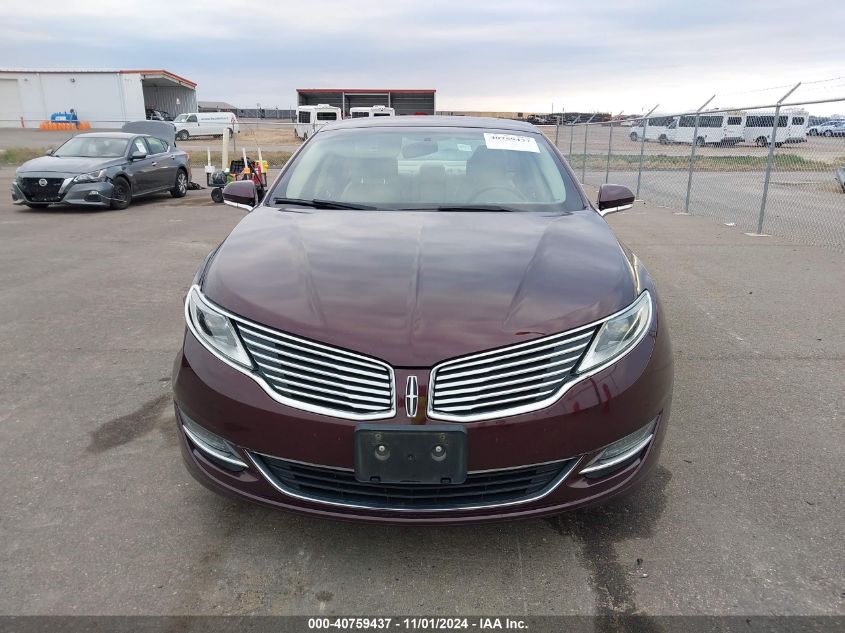 2013 Lincoln Mkz VIN: 3LN6L2J98DR814053 Lot: 40759437