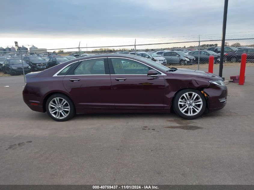 2013 Lincoln Mkz VIN: 3LN6L2J98DR814053 Lot: 40759437