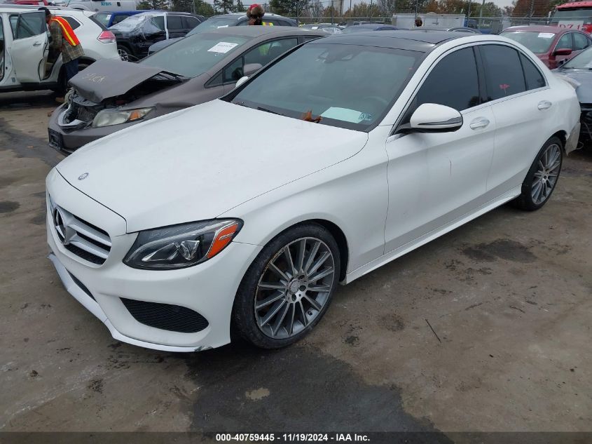 VIN 55SWF4KB5GU117999 2016 Mercedes-Benz C 300, 4Ma... no.2