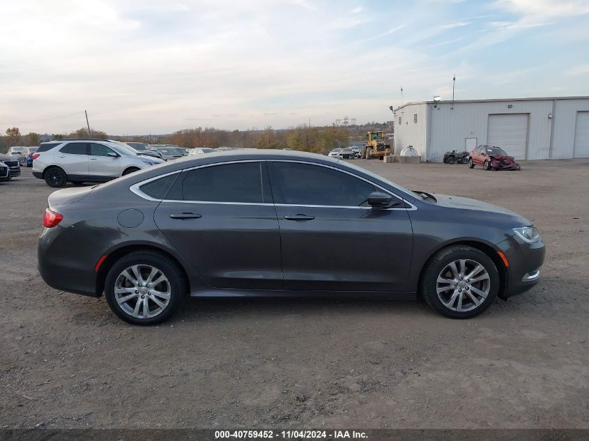 2016 Chrysler 200 Limited VIN: 1C3CCCAB0GN149337 Lot: 40759452