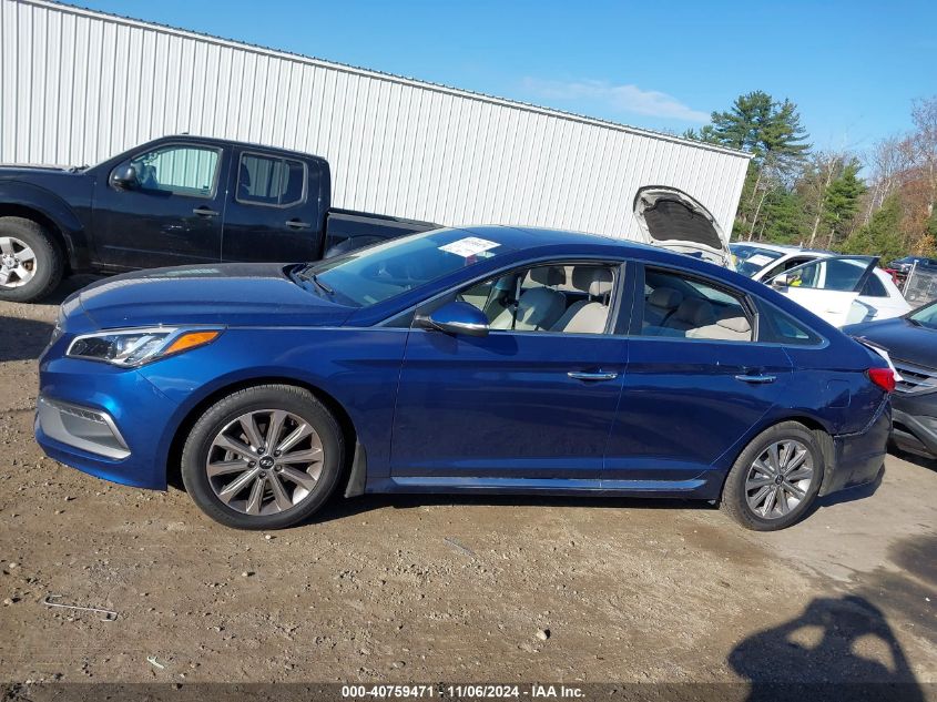 2017 Hyundai Sonata Limited VIN: 5NPE34AFXHH505937 Lot: 40759471