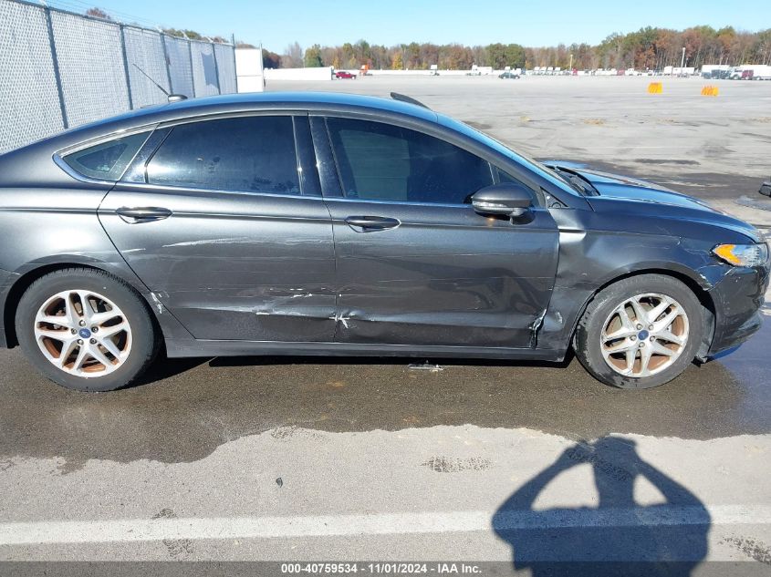 2016 Ford Fusion Se VIN: 1FA6P0H7XG5124934 Lot: 40759534