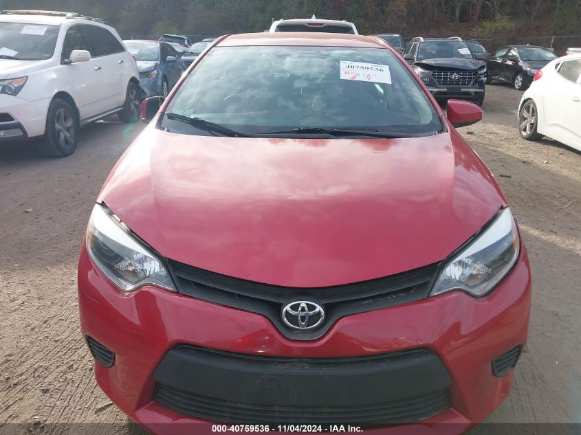 2015 Toyota Corolla Le VIN: 2T1BURHE0FC345268 Lot: 40759536