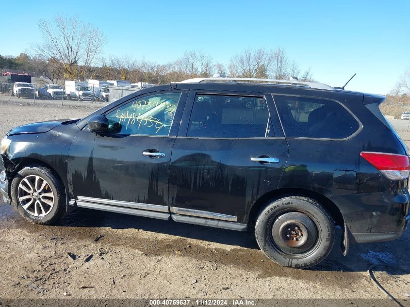 2014 Nissan Pathfinder Sl VIN: 5N1AR2MM4EC624436 Lot: 40759537