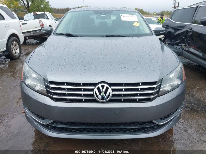 2013 Volkswagen Passat 2.0L Tdi Se VIN: 1VWBN7A38DC032045 Lot: 40759540