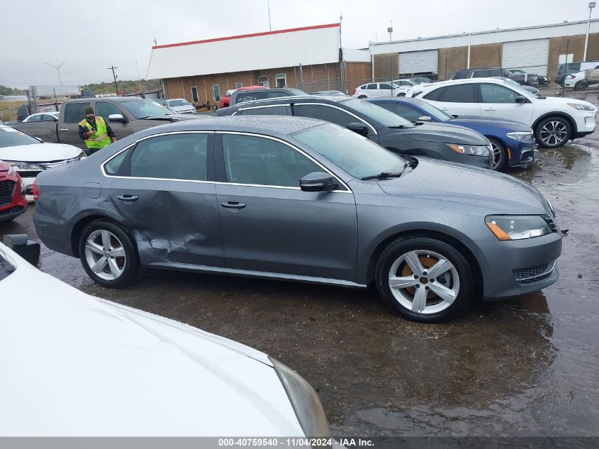 2013 Volkswagen Passat 2.0L Tdi Se VIN: 1VWBN7A38DC032045 Lot: 40759540