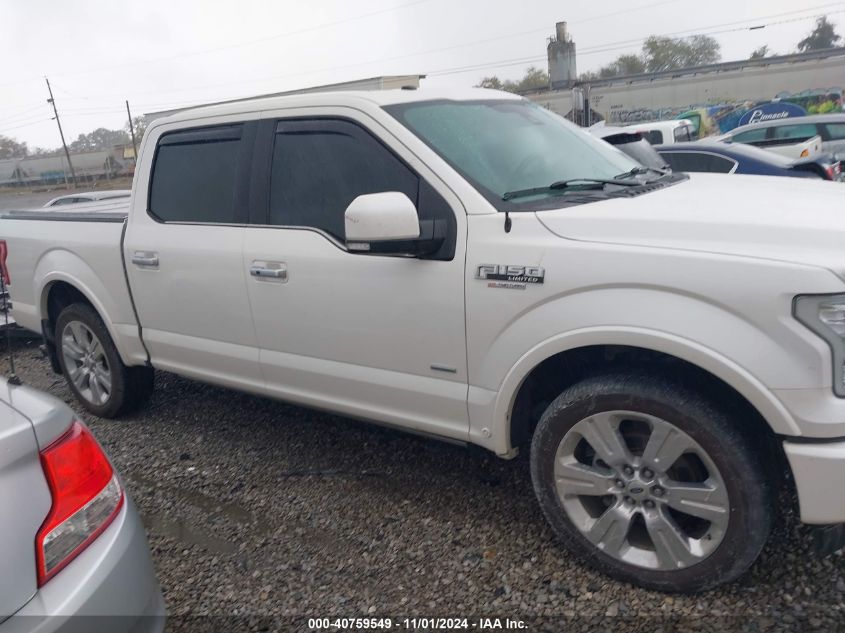 2017 Ford F-150 Limited VIN: 1FTEW1EG5HFB07084 Lot: 40759549