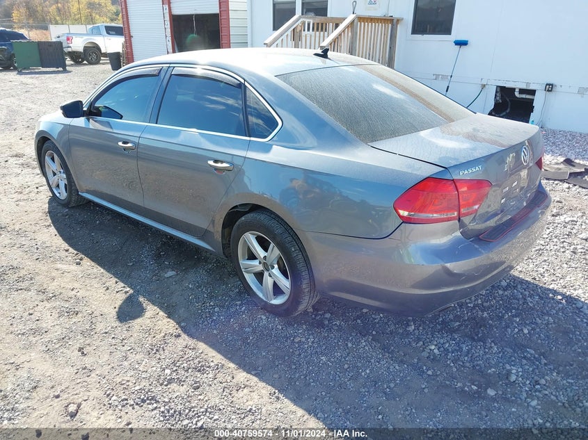 2013 VOLKSWAGEN PASSAT VIN: 1VWBP7A39DC024532