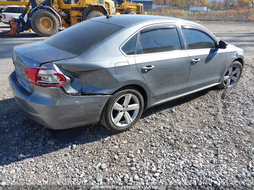 2013 VOLKSWAGEN PASSAT VIN: 1VWBP7A39DC024532