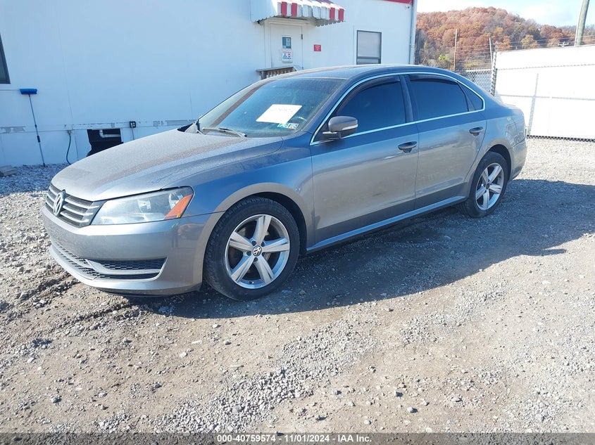2013 VOLKSWAGEN PASSAT VIN: 1VWBP7A39DC024532