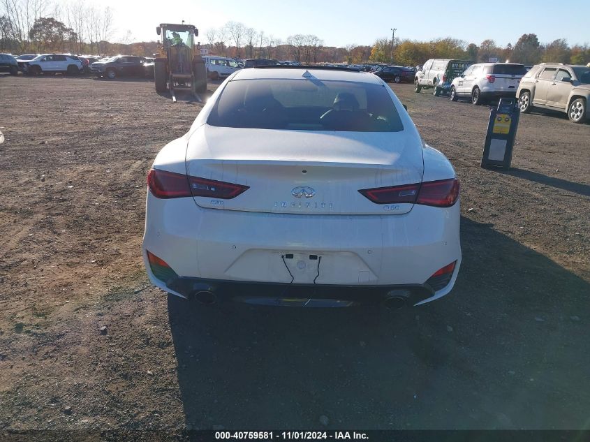 2020 Infiniti Q60 Luxe Awd VIN: JN1EV7EL4LM380253 Lot: 40759581