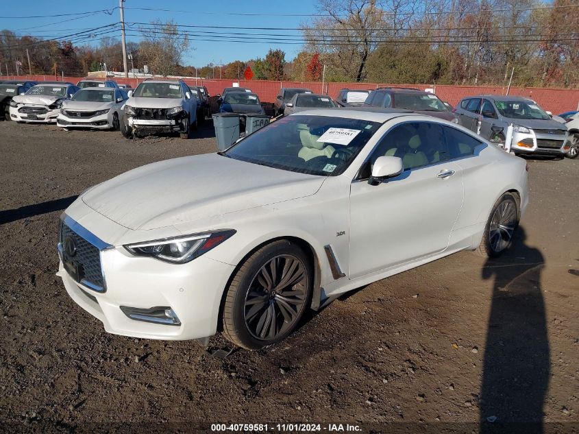 2020 Infiniti Q60 Luxe Awd VIN: JN1EV7EL4LM380253 Lot: 40759581