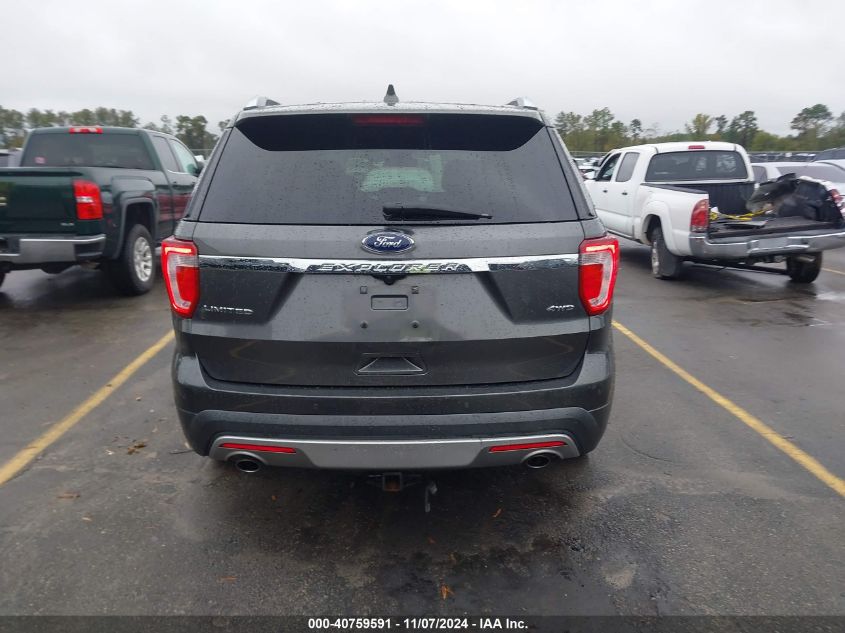 2016 Ford Explorer Limited VIN: 1FM5K8F84GGA27100 Lot: 40759591