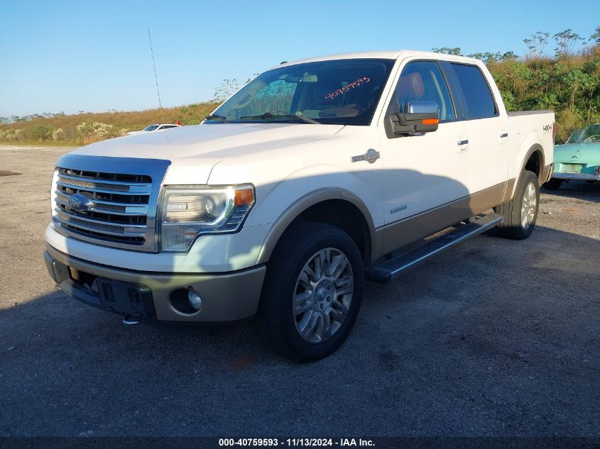 2013 Ford F-150 King Ranch VIN: 1FTFW1ET6DKE65149 Lot: 40759593