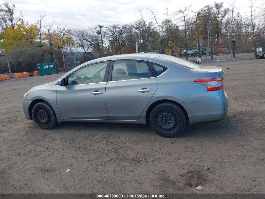 2014 Nissan Sentra Fe+ S/Fe+ Sv/S/Sl/Sr/Sv VIN: 3N1AB7AP3EL639280 Lot: 40759600