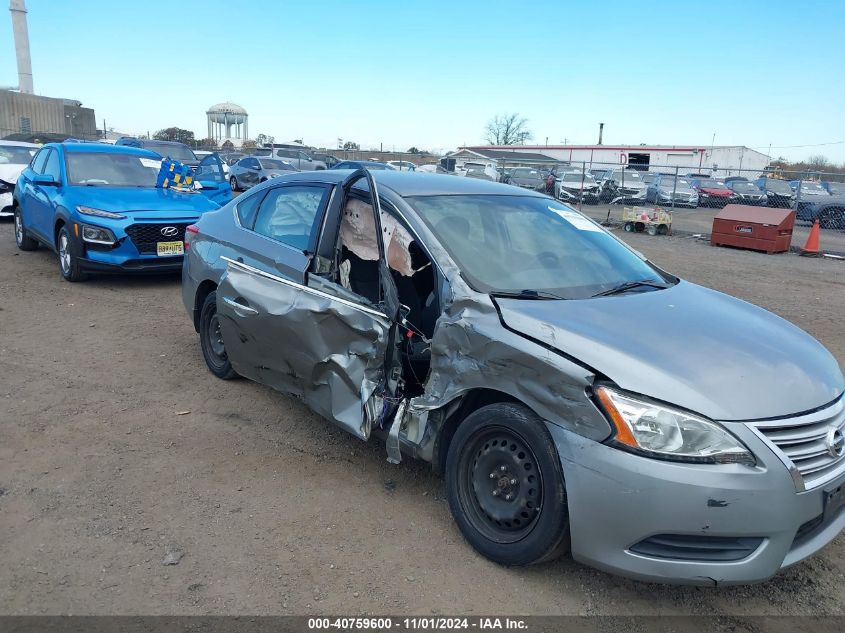 2014 Nissan Sentra Fe+ S/Fe+ Sv/S/Sl/Sr/Sv VIN: 3N1AB7AP3EL639280 Lot: 40759600