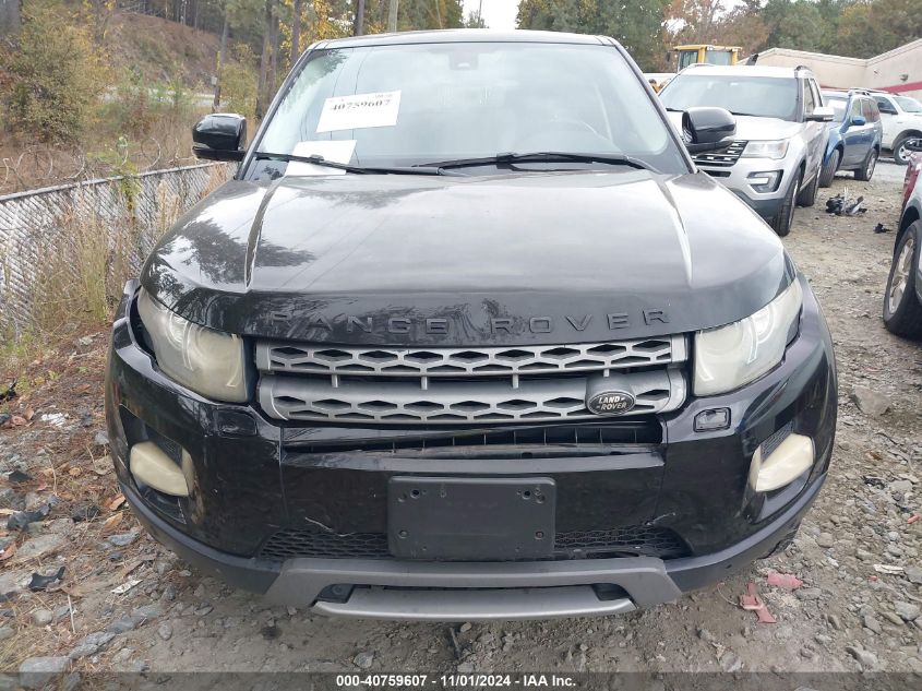 2013 Land Rover Range Rover Evoque Pure VIN: SALVR2BG4DH756108 Lot: 40759607